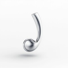 Poster - Silver Musical Note