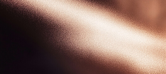 Poster - Abstract Background of Rose Gold Metal Texture with Diagonal Light Beam and Gradient
