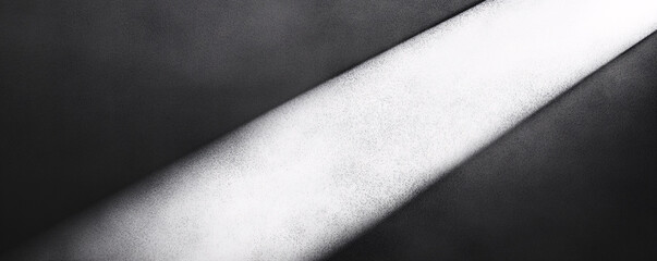Poster - Abstract Black and White Diagonal Light Beam Background Image