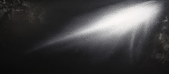 Poster - Abstract Black and White Background with Powder Texture and Gradient Effect