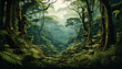 © digitalbysher - forest or jungle background