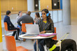 © Caia Image - Student with guide dog at university