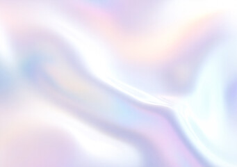 Poster - Abstract iridescent background with pastel colors and smooth flowing gradients
