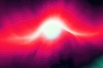 Aufkleber - vibrant abstract image features bright white center surrounded by swirling red and purple gradients, resembling cosmic or nebula like scene with sense of depth and motion