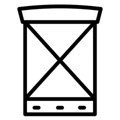 Poster - Design Layout Wireframe Line Icon