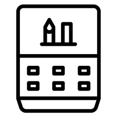 Poster - Tools Graphic Edit Line Icon