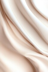 Poster - This design features a flowing abstract wave pattern in soft beige and cream tones, providing a refined and calming backdrop with ample space for elegant text and branding