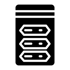Poster - Connected Servers Sending Glyph Icon