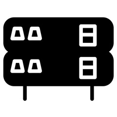 Poster - Device Gadget Servers Glyph Icon