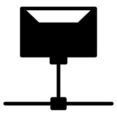 Poster - Message Server Data Glyph Icon