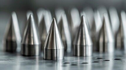 Poster - Metallic Precision Cones