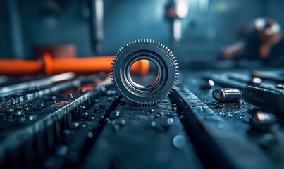 Poster - Industrial Gear Detail