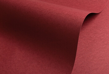 Aufkleber - Deep burgundy paper background with a matte, grainy texture and subtle fibrous surface. Rich red tones create an elegant, minimalistic, and refined design, perfect for luxury stationery, wrapping