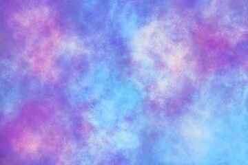 colorful vibrant galaxy illustration, textured blue and purple cosmos background design