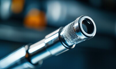 Poster - Knurled Metal Tube Close-Up