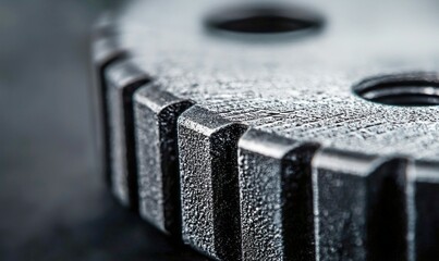 Poster - Textured Metallic Gear
