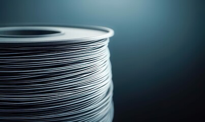 Poster - Spool of Metallic Wire