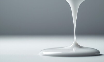 Poster - Pouring White Liquid
