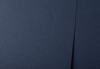 Aufkleber - Navy blue paper background with a matte texture and rough grain. Deep, dark tones create an elegant, luxury abstract design with geometric lines and refined, perforated edges..