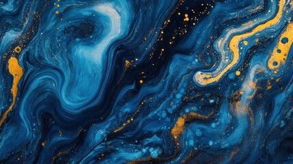 Aufkleber - A close-up abstract shot of glossy blue bubbles creating a mesmerizing, fluid pattern.
