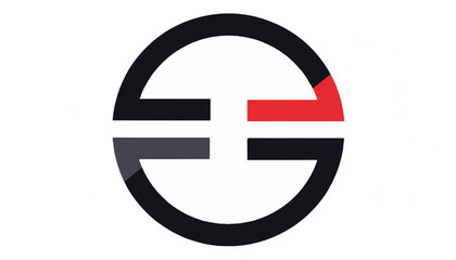 Poster - Modern equality symbol in geometric design, representing unity