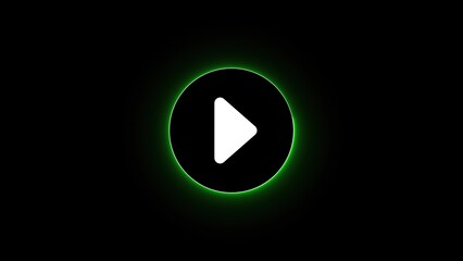Poster - Play button universally recognized, symbolizing media playback, streaming, and interactive content, essential for digital experiences and user engagement.