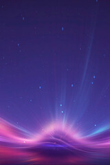 Wall Mural - abstract neon background with bright elements.