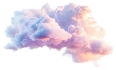Wall Mural - png cloud sky pastel illustration.