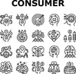 © vectorwin - consumer behavior icons set vector
