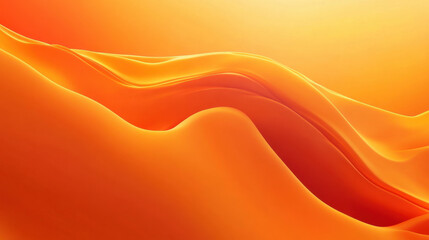 Wall Mural - abstract orange liquid wave background