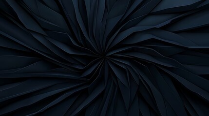 Poster - Black and white image of a spiral with many lines. The image is abstract and has a moody, mysterious feel to it