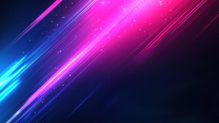 Wall Mural - abstract neon light streaks background