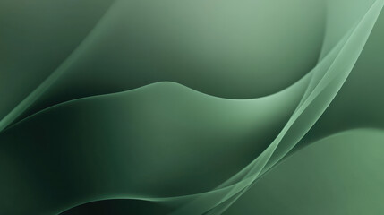 Wall Mural - abstract green wave background
