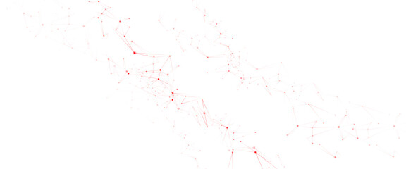 Poster - Vector Connect link background. global network technology concept. Digital technology futuristic internet network speed connection red background.