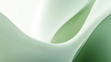 Poster - green to white colors grainy gradient smooth transitio background