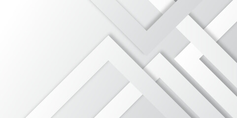 Aufkleber - Abstract white and grey triangle overlay texture background. Modern elegant white gray banner background with creative design and shiny lines. Light gray triangle abstract subtle vector background..	
