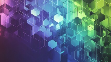 Poster - Creating a vibrant modern geometric pattern with triangles digital studio graphic design contemporary environment aesthetic view artistic concept