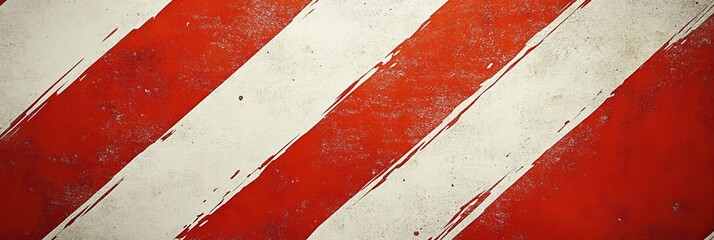 Aufkleber - Abstract background with diagonal lines in red and white. Red White Black brush stroke background. Vintage design