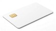 © Thitiporn - Smart Card Technology: An isolated view of a modern smart card, featuring an embedded microchip for secure data storage and processing.