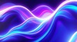 © Ateeque Ahmed - Calming Flow of Purple and Pink Waves, Ethereal Abstract Design Perfect for Digital Artwork and Creativity