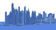 © Svjatoslav - modern city architectural landscape sketch 3d illustration