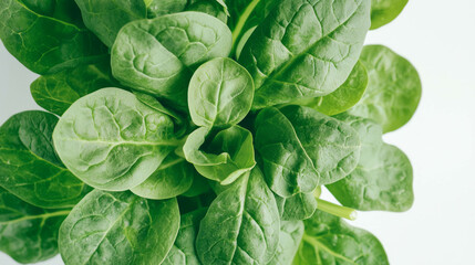 Poster - Fresh spinach leaves for healthy eating and detox smoothies