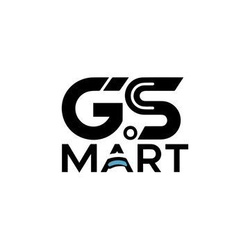 GS creative minimalist letter logo.	