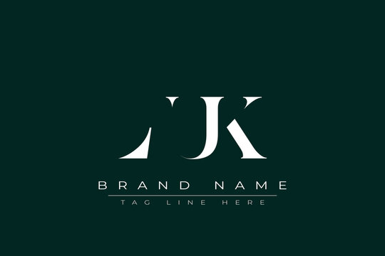 LUK abstract letter logo design. This logo is designed by three abstract letters.