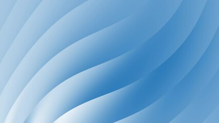 Poster - A smooth, abstract design featuring flowing blue waves that create a calming and serene visual effect.