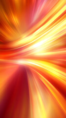 Leinwandbilder - Abstract light trails background forming a tunnel of red and orange light beams, perfect for websites, presentations and prints