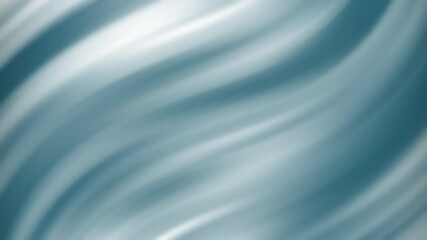 Poster - A smooth, flowing fabric in light blue and white tones, creating a serene and elegant atmosphere.