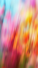 Leinwandbilder - Vivid colors blending together in a dynamic composition, creating an abstract background with diagonal lines and motion blur