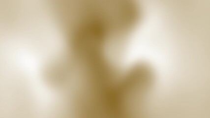 Poster - A blurred, abstract composition with soft tones of beige, creating a fluid and organic visual effect.