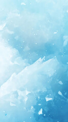 Aufkleber - Light blue watercolor wash creating a calming and ethereal backdrop, ideal for various design projects